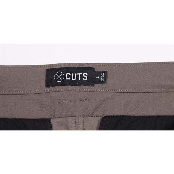 Cuts Clothing Mens AO Joggers Light Olive Tan Flat Front Pants Large - Picture 6 of 7